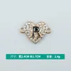 Al por mayor Versión Coreana Creativo Punto de Colgante Único Patrón de Letra Corazón de Diamante Goteo de Aceite Aleación Collar Pulsera Joyería Accesorios DIY