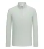 Nueva camiseta deportiva para exteriores, suave, antibacteriana, de secado rápido, cuello alto, camiseta de manga larga para correr, fitness y golf