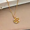 Colgante de Calavera de Calabaza Dorada Giratoria Estilo Antiguo, Nuevo Diseño de Moda Nicho Estilo Chino, Cadena para Clavícula que Cambia la Fortuna