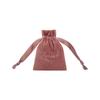 Bolsa de Veludo com Cordão Corset Bolsa de Armazenamento Aveludada para Joias de Alto Padrão Argolas Duplas para Orelhas Bolsa para Embalagem de Presente