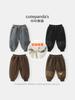 Pantalones de Terciopelo para Niños Kaka Panda Ropa de Invierno para Niños Pantalones Cálidos de Invierno para Niñas Bebé Pantalones de Algodón para Otoño e Invierno