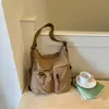 Bolsa três-em-um para mulheres, nova mochila de viagem casual leve da moda 2026, bolsa de ombro único transversal tipo balde de grande capacidade