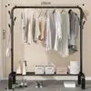 Secador de ropa simple, secador de ropa plegable de un solo poste para interiores, estante de almacenamiento para dormitorio y hogar, perchero