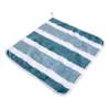 Toalla facial de limpieza para el hogar personalizada, toalla facial de forro polar de coral, toalla cuadrada pequeña de rayas anchas y estrechas, suave, absorbente, toalla engrosada