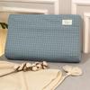 Funda de Almohada de Algodón Lavado con Látex 40X60 Par de Fundas Protectoras para Almohada Viscoelástica 30X50 Funda de Almohada Especial para Niños