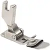Pie prensatelas máquina de coser industrial coche plano pie prensatelas plegable hacia abajo sin planchar pie prensatelas para rizar pie prensatelas plegable coche plano por computadora