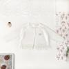 Cutemily Cárdigan de Punto para Bebé Niña Primavera y Verano, Cuello Redondo, Mangas Raglán, Chaqueta Chal Corto Bebé Lindo Nórdico para Mujer