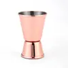 Taza medidora de doble cabeza de acero inoxidable 304, taza medidora de cóctel, taza de onzas, dispositivo medidor de vino, taza mezcladora, utensilios y herramientas de bar