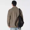 Ropa de Hombre Xintang Camisa de cuadros para hombre 2026 modelo nuevo estilo retro japonés cuello de solapa bolsillo chaqueta de camisa uso casual versátil