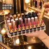 Caja de Almacenamiento de Lápices Labiales a Prueba de Polvo Organizador de Escritorio Cosméticos Esmalte de Uñas Caja Transparente para Lápices Labiales de Alta Gama Soporte para Lápices Labiales