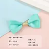 Acessórios de roupa com laço em cores de doce mini presilhas de cabelo para bebê acessórios decorativos materiais para decoração de grampo de cabelo DIY com laço