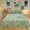 Algodón Original Viejo Grueso Colchoneta Sábana Lino Grueso Colchoneta de Cama Juego de Tres Piezas Verano Hogar Cama Individual Doble Sábana Gruesa