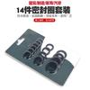 O aire acondicionado o-ring caja de reparación anillo de sello anillo de goma sello con pegamento de flúor caucho de silicona pegamento de nitrilo pegamento de silicona flúor