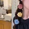 Pin Pequeño de Flores a Cuadros para Mujer, Pin Suave para Flequillo, Pin de Tiburón, Pin para Cabello Semirecogido, Accesorio para el Cabello Completamente Trasero