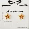 Pendientes Creativos de Nuevo Estilo para Mujer Elementos Naturales Pendientes para Mujer Lujo Ligero Diseño de Nicho Pendientes Mini para Mujer en stock