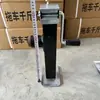Pata de apoyo elevadora para remolque de manivela manual marco de soporte para herramientas agrícolas manual engrosado plataforma de camión tractor escalera plegable