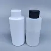 Branco em estoque 60 ml100ml frasco de ombro plano redondo 200 ml frasco plástico líquido frasco fino para limpa-para-brisa de carro pe