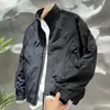 2026 Moda Nova Tendência Simples Roupa de Trabalho Gola Alta Jaqueta Marca da Moda Solta Versátil Bolso com Zíper Casaco Casual