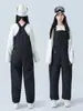 Overol de Esquí Pantalones de Esquí para Hombres y Mujeres Impermeable Engrosado Holgado 3L Completamente Sellado Traje de Esquí Traje Chapa Una Pieza