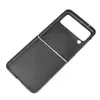 Capa de celular Samsung Z FLIP4 para Samsung Galaxy Z Flip3 5G capa de couro em relevo