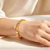 Pulsera de Lujo Ligero con Diseño de Panal Hexagonal y Forma de Diamante Lisa Yunxi
