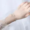 Pulsera de Accesorios de Estrellita de Otoño y Verano para Mujer Estilo Coreano Moderna Pulsera Doble Capa de Estrella de Cinco Puntas Simple para Mejor Amiga Dulce y Fresca