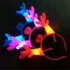 Jingxiu Juguetes Luminosos Nuevos al por Mayor Cuernos Luminosos de Navidad Cabezales Luminosos de Navidad Fiesta Fiesta Vacaciones