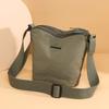 Nuevo Estilo Tela de Nailon Repelente al Agua Bolso Casual Cruzado Simple Combinable Bolso de Hombro para Mujer Bolso de Mano Ligero Multicapa