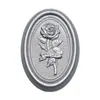 Ahora el relieve de cera tela ovalada rosa flor pegatina de pintura sello de pintura pegatina para sellar sobres multicolor