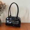 Bolsa Boston Tendência para Mulheres, Grande Capacidade, Novo Modelo 2026, Bolsa de Ombro e de Mão Casual com um Design Elegante de Bolsa Almofada