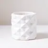Fábrica de Origen Vela de Aromaterapia Personalizada Taza Vacía Aceite Vegetal Diamante Azul Blanco Estilo Pequeño Fresco Regalo del Día de San Valentín