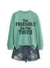 No Amigable No Europeo y Americano Cómodo Nuevo para Mujer Deseo Exportación Transfronteriza Sudadera Base Otoño e Invierno