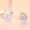 Pendientes Tong Lin s925 de plata esterlina con tachuelas de plata para mujer, temperamento europeo y americano, pendientes de moda de alto sentido, generación mayorista