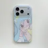 Estojo de Óculos Fosco Estilo Coreano para Meninas Adequado para Capa de Celular Apple 17 Pro Max iPhone 16 Fofo 15 Desenho Animado 14 Capa Dura