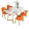 Conjunto de Mesa e Cadeiras de Negócios de Luxo Leve, Mesa de Recepção Simples para Apartamentos Pequenos, Mesa e Cadeiras de Jantar para Cafeterias e Lojas de Sobremesas