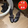 Botines Plegables Retro Franceses para Mujer Moda Primavera/Otoño 2026 con Tacón Grueso y Suelas Antideslizantes