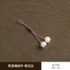 Enfeite Pendente para Tampa de Bule Artesanal Criativo Decoração de Tampa de Bule de Argila Roxa Cordão Pendente Conjunto de Chá Kung Fu Pequeno Cordão Pendente