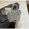 Bolso de Mano Acolchado de Nicho para Mujer 2025 Nuevo Estilo Simple Moderno Moda Bolso Tipo Cubo Casual Versátil para Viajero Bolso Cruzado
