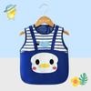 Baberos de Verano para Niños, Baberos para Comer para Bebé, Delantales Totalmente Impermeables y Anti-Suciedad para Niños y Niñas, Ropa Protectora sin Mangas para Bebé para Usar al Revés