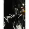 Blusa de gaze leve e fina, tecido de organza espesso de alta densidade, vestido formal Hanfu, saia de vestido de noiva, design de moda para show de palco