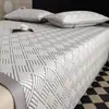 Tapete Gelado de Seda de Gelo para o Verão, Tapete de Resfriamento de Polietileno PE Classe A para Mães e Bebês, Tapete Macio, Tapete de Resfriamento com Grãos de Gelo, Lençol, Colchão de Resfriamento