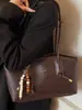 Bolso Grande de Estilo Occidental para Mujer 2025 Otoño Nuevo Retro Bolso de Hombro/Axila para Viajes Diarios Bolso Tote de Cuero Suave