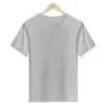 Camiseta de Manga Corta de Algodón Peinado de Peso Pesado Camisa Publicitaria Venta al por Mayor Ropa de Trabajo Logo Impreso Bordado Camiseta Interior Tops Venta al por Mayor