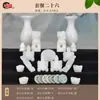 Frete Grátis SF Jade Natural Jade Bege Itens Funerários Ornamentos para Urnas Sepultamento Acompanhamento Funerário Produtos Funerários