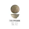 Louça de Mesa Cerâmica Pintada à Mão Estilo Japonês para Uso Doméstico Novo Modelo 2026 Tigelas e Pratos Cor Sob Esmalte Tigelas de Arroz Pratos Pratos de Ramen Pratos de Peixe