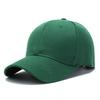Sombrero nuevo transfronterizo para mujer de lana de color sólido verde plato claro ocio gorra de béisbol para hombre regalos publicitarios se puede agregar logo gorra
