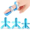 Férula fija para dedo, clip de soporte fijo, hueso del dedo, funda protectora de plástico, placa de aluminio, forro de esponja