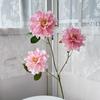 Simulação 3 cabeça hibisco peônia monet vento flor material casamento arranjo de flores falsas casa hotel janela mesa de jantar enfeites