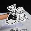Pegatinas Autoadhesivas de Papel con Patrón de Árboles Floristería Personalizada Etiquetas para Té de Leche Logo Personalizado Marca Registrada Pegatinas Personalizadas con Adhesivo