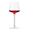 Copa de una pieza personalizada copa de vino tinto personalizada impresión de patrones de copa de vino chapado iónico color rociado juego de vino de cristal